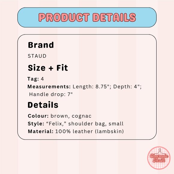 STAUD "Felix" Purse - Picture 4 of 4